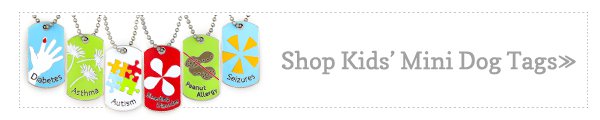 kids dog tags