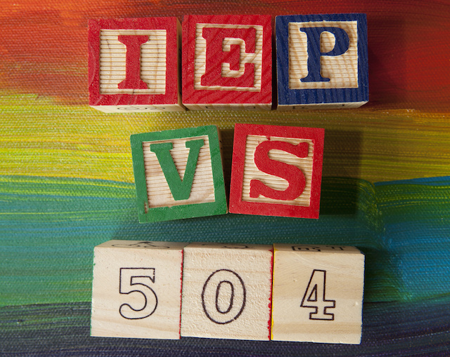 IEP or 504?