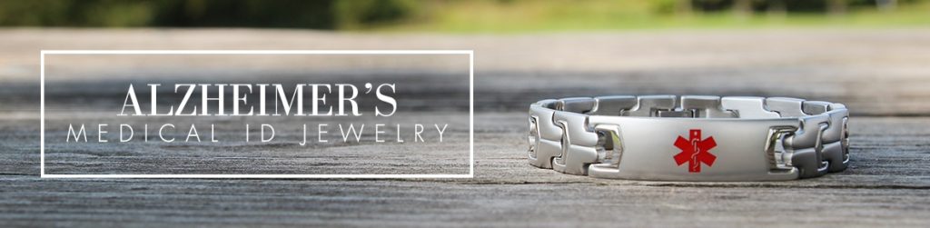 Alzheimer's Awareness Jewelry | Stealth Stainless Steel Medical ID Bracelet